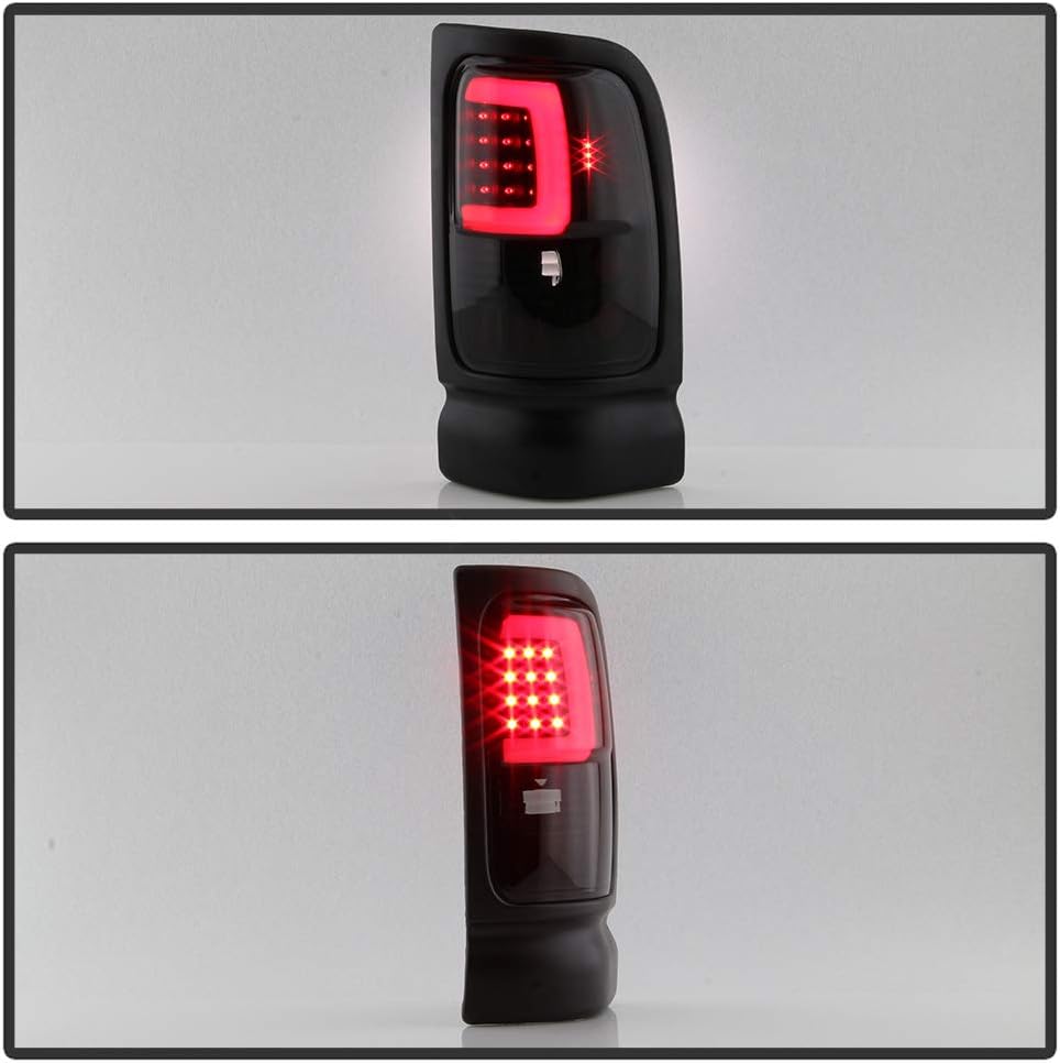 Black Smoke LED Tail Lights W121