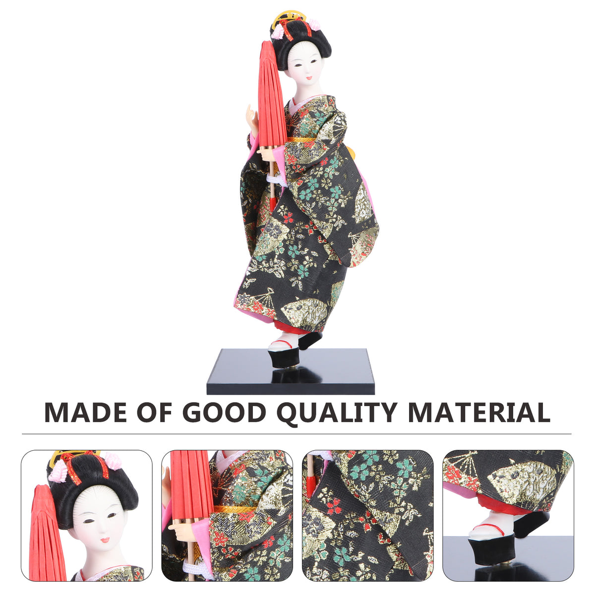 Geisha Ornament Cloth Resin Puppet M571199