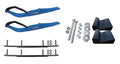 Blue Razor Snowmobile Skis with 10" Round Bars Complete Kit S1509