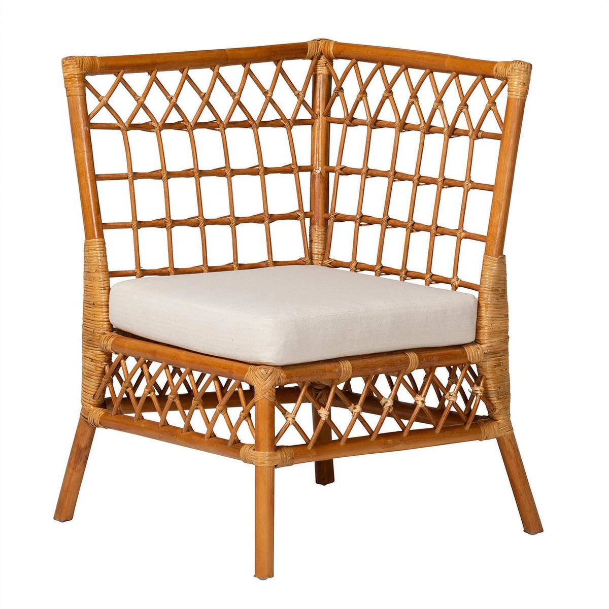 Honey Rattan 4-Piece Dining Nook Set H7777