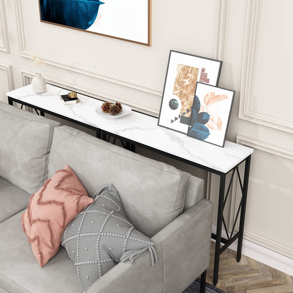 2-Tier Entryway Table with Open Shelf Q69858
