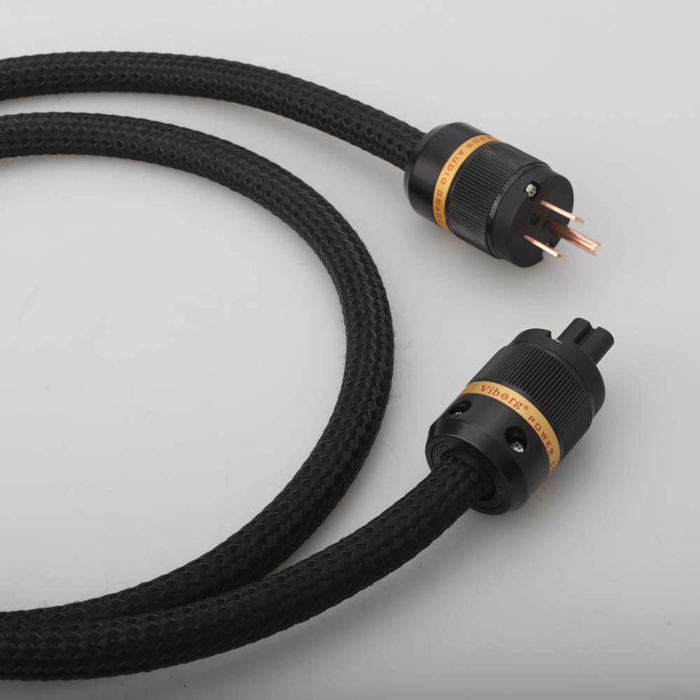 HiFi Power Cable Figure 8 OFC Audio Power Cord 6.6FT G445260