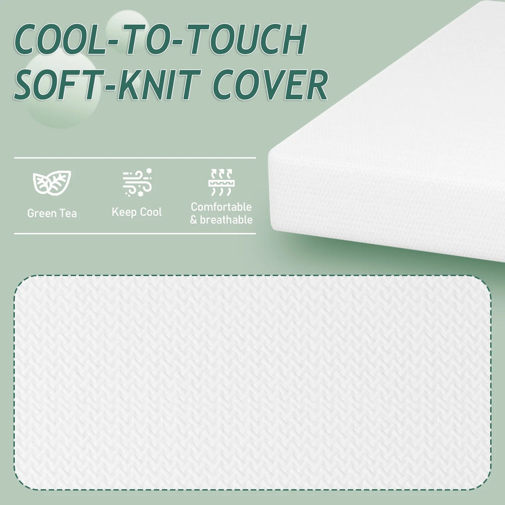 10 Inch Green Tea Memory Foam Twin Mattress G9484