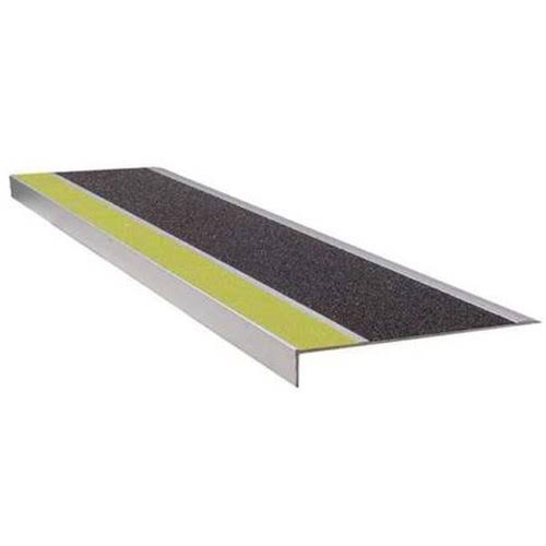 Yellow & Black Anti-Slip Stair Treads 9 in. Deep x 5 ft. Long K69551