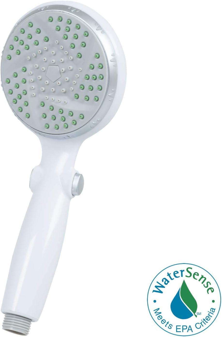 White Handheld Shower Head with 84" Hose U17747
