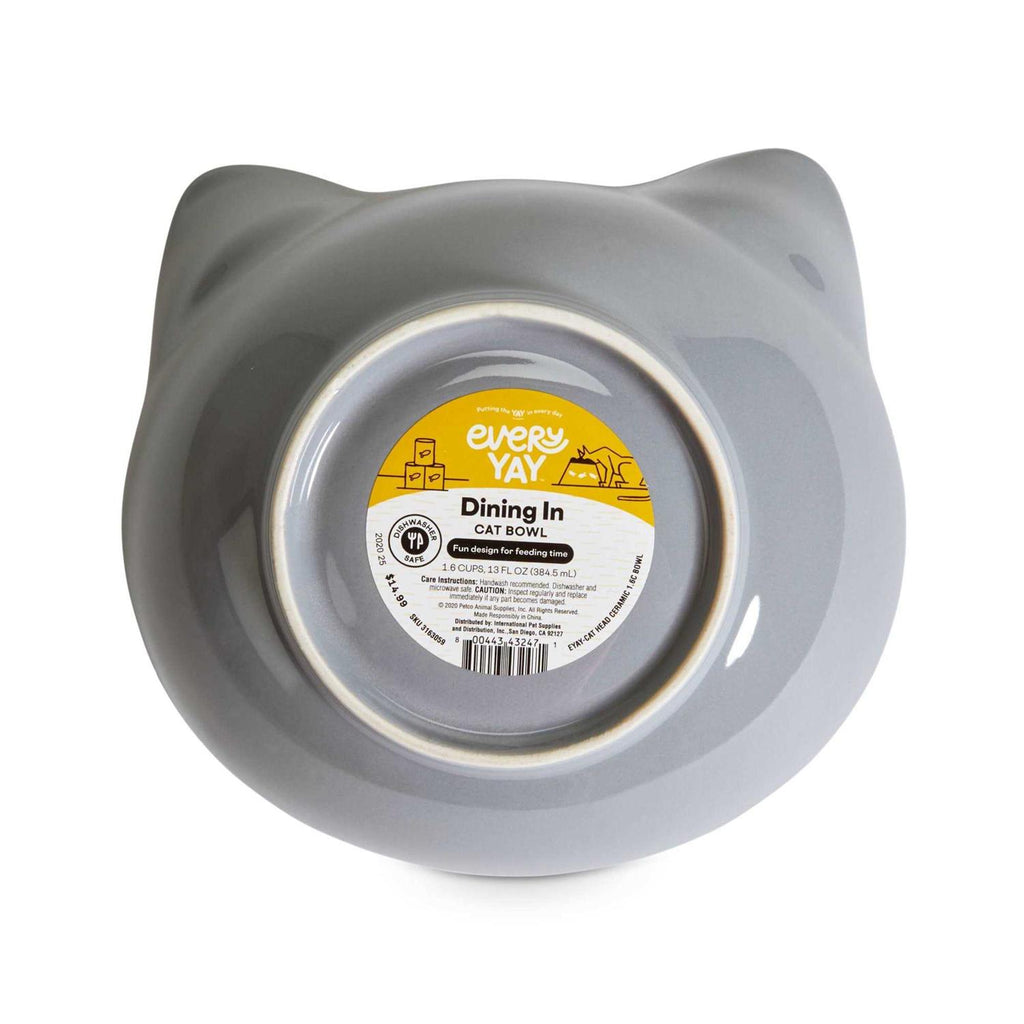 Ceramic Cat Bowl V357