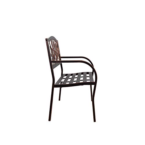 Cast Iron Metal Garden Bench X65138