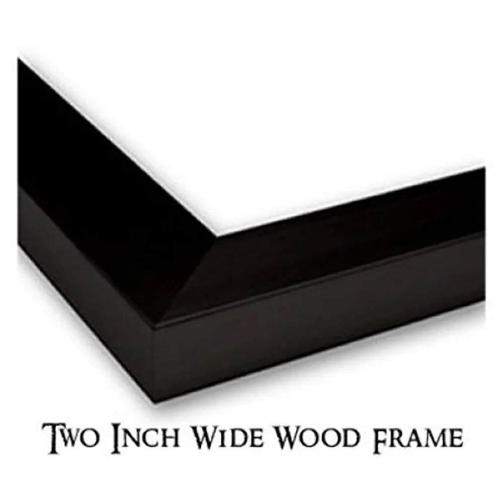 Black Modern Framed Museum Art Print P4608