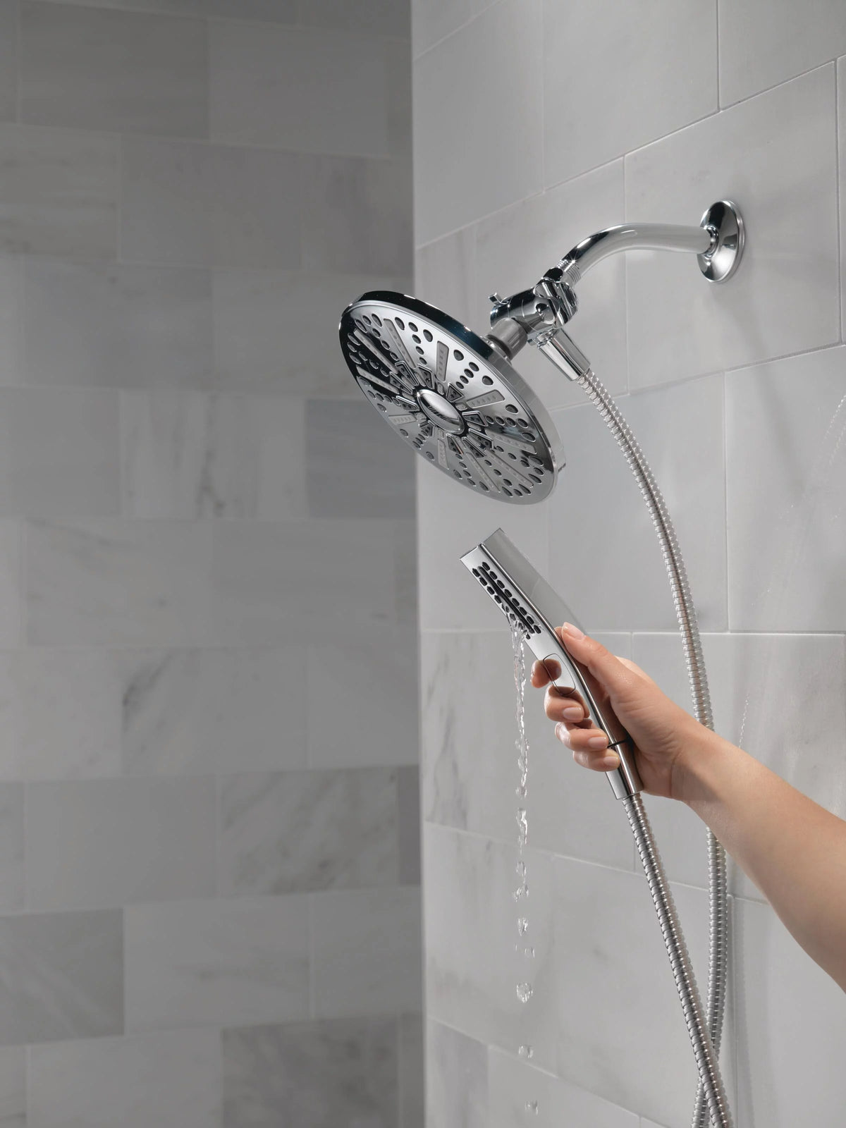 Shower Head and Hand 1.75 GPM 4-Setting F552206