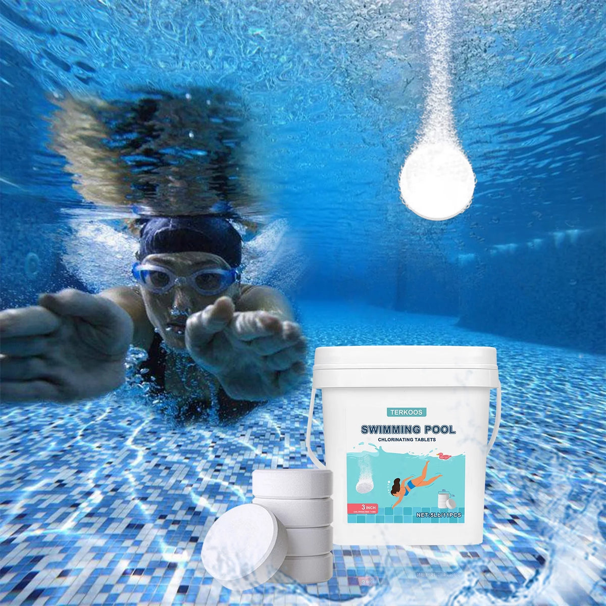 40 LB 3 Inch Chlorine Tablets E238777