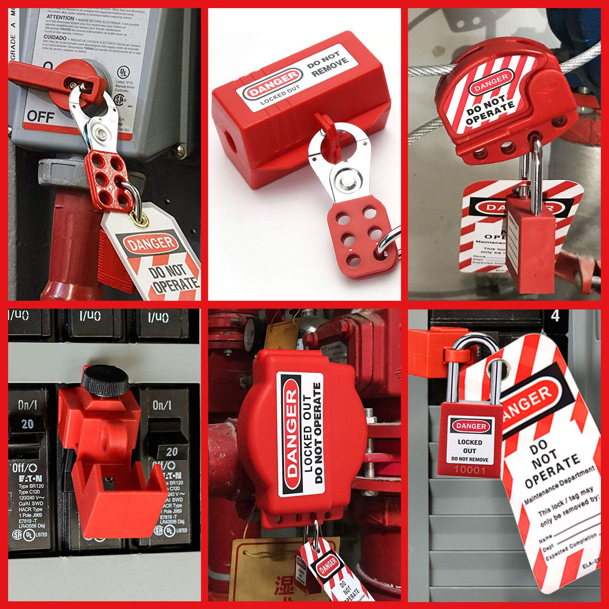 Lockout Tagout Tag 100 PCS D445295