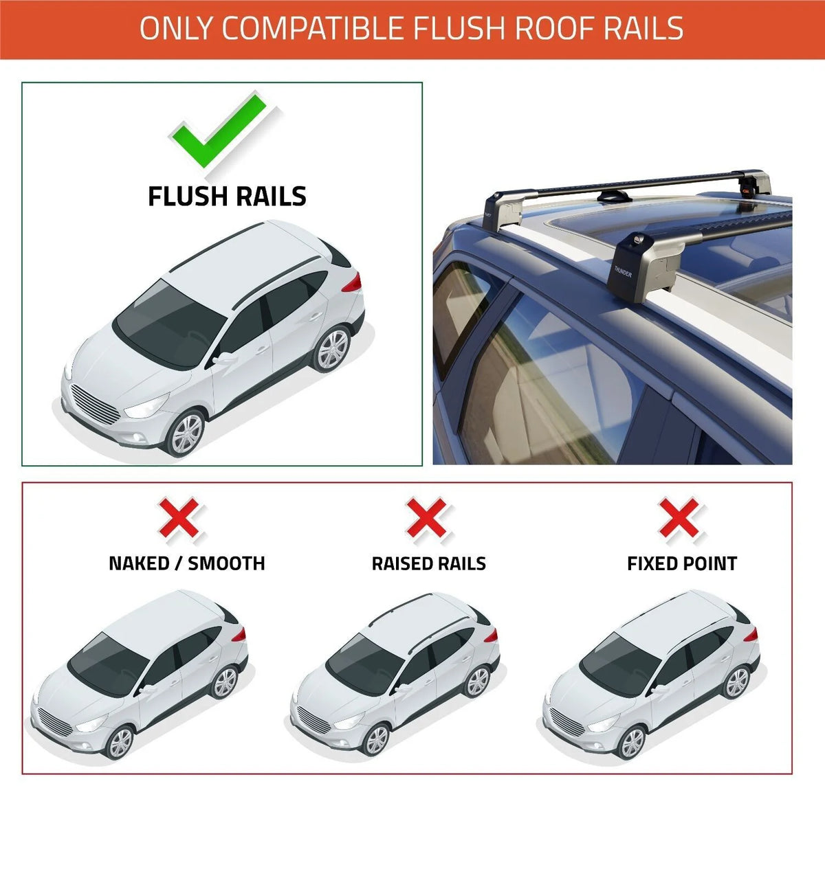 Silver Roof Racks Cross Bars Luggage Carrier Set K71159