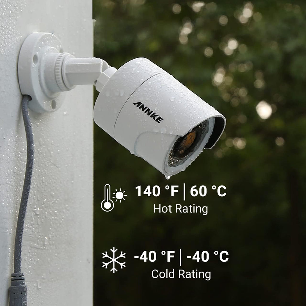 5MP Wired Security Camera System with 1TB Hard Drive, 8CH Surveillance DVR and 8 x 1080p HD Weatherproof CCTV Camera, 100 ft Night Vision K580