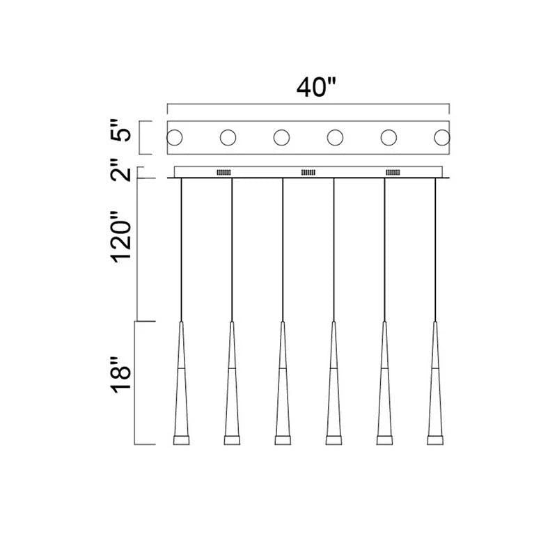 Gold Leaf LED Pool Table Light S84930