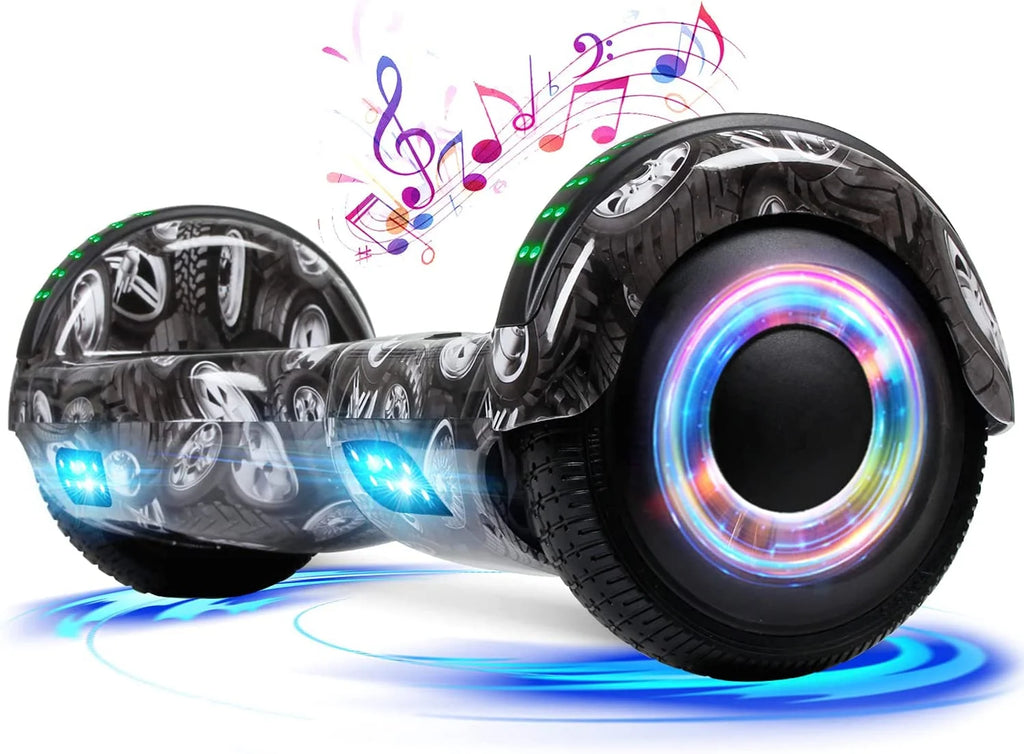 6.5inch Self Balancing Hoverboard with Bluetooth Speaker LED Lights U70730