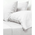 White Twin Bamboo Bed Sheet Set Z661