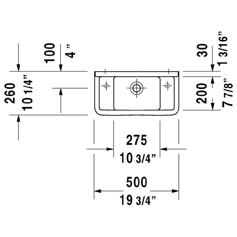 Bathroom Sink W7651