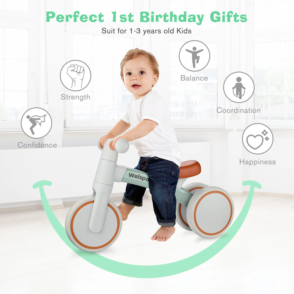 Baby Balance Bike for Ages 10 Months to 3 Years B15314