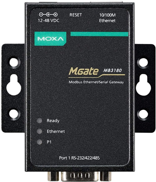 1 Port RS-232/422/485 Modbus TCP to Serial Gateway D3442