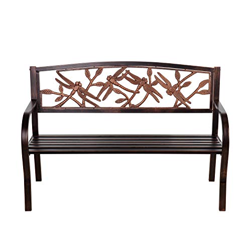 Cast Iron Metal Garden Bench X65138