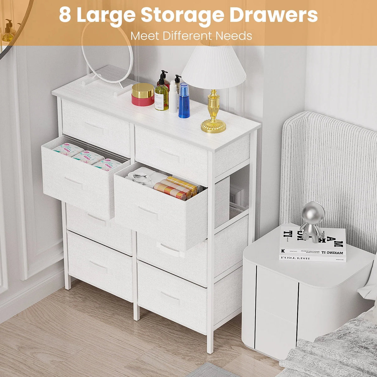 Gray 11 Drawer Chest of Drawers X564