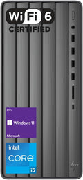 Black Intel i5-13400 Tower Desktop, 64GB RAM, 1TB SSD, Windows 11 Pro P4552