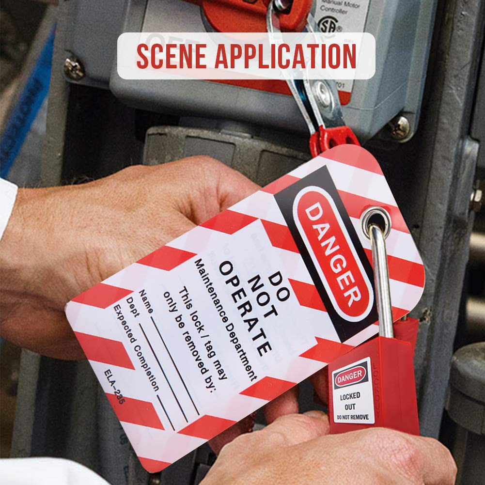 Lockout Tagout Tag 100 PCS D445295