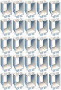 White 1-Gang 25-Pack Electrical Outlet Box Extender A282736
