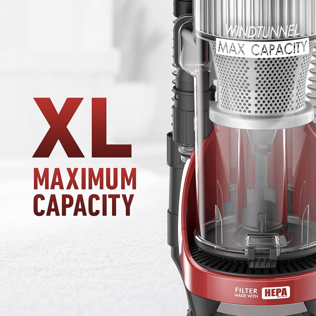 Red Upright Vacuum Cleaner with HEPA Media Filtration Q725