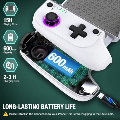 Wireless Bluetooth Game Controller with Hall Joysticks L21428