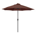 9 ft Aluminum Tilt Crank Lift Patio Umbrella E795947