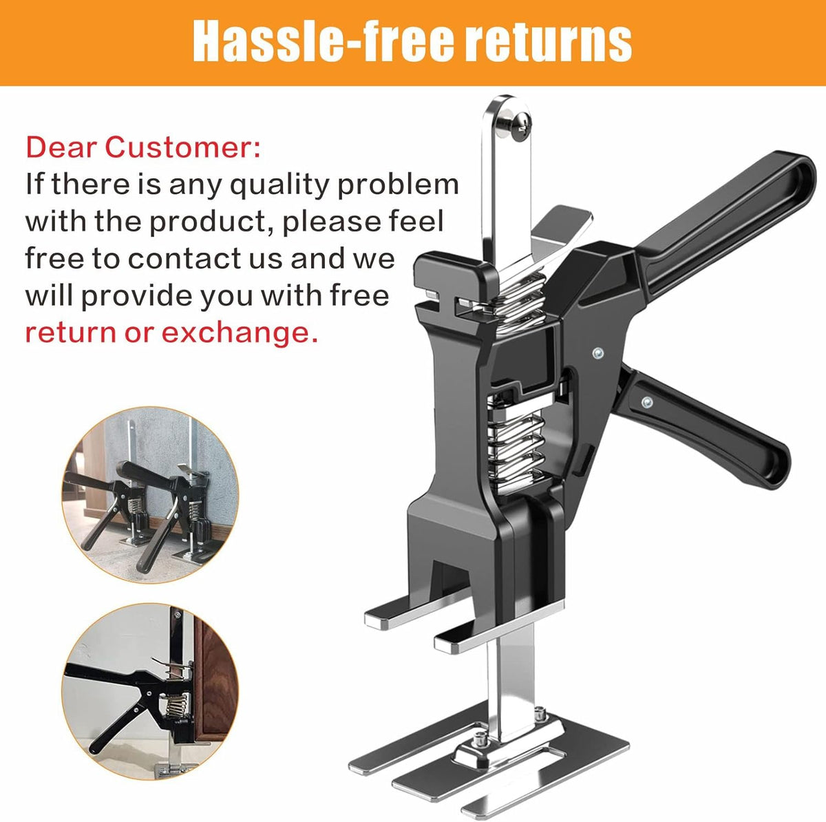 Solid Metal Arm Handheld Jack (2pcs) V585646