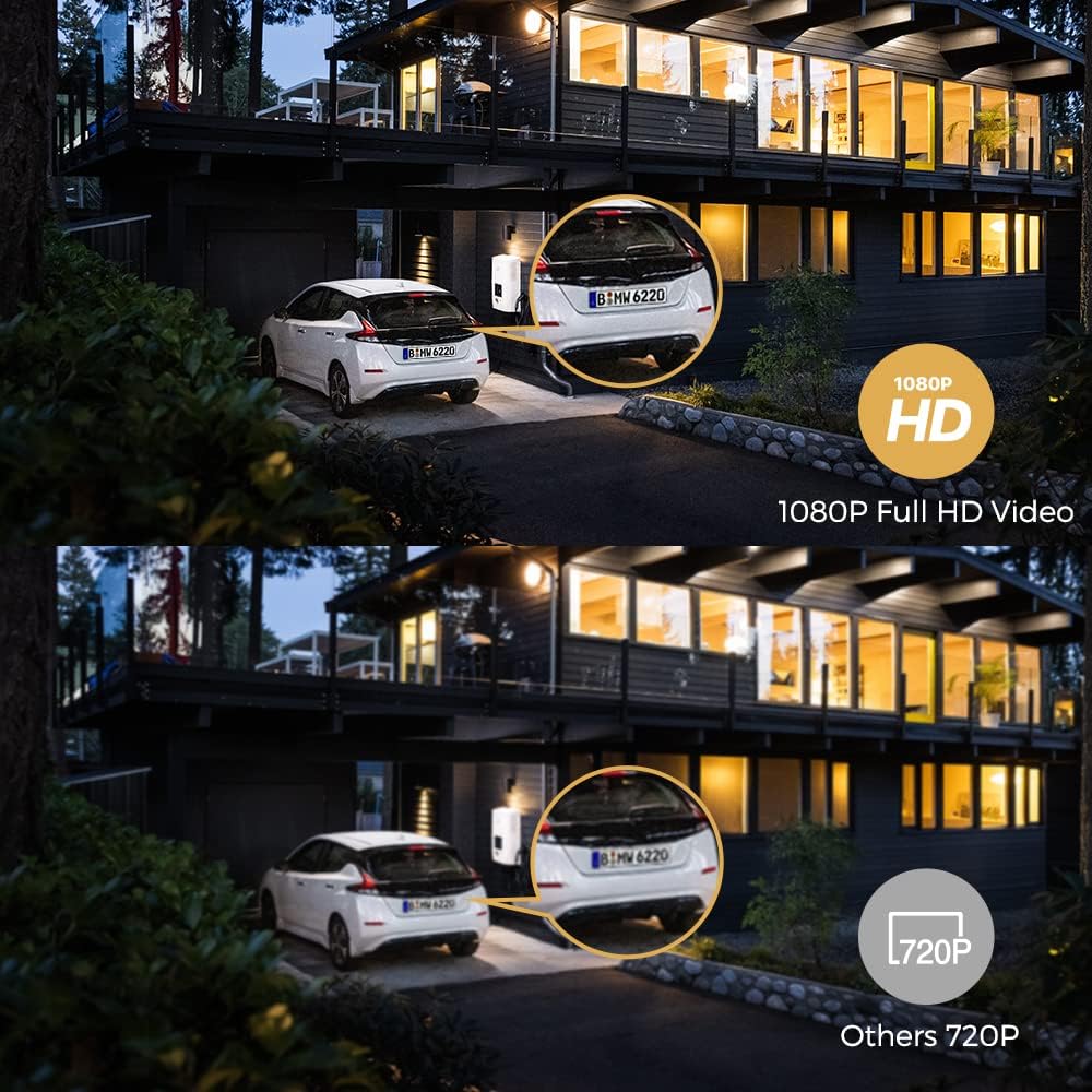 Wireless Security Camera with 1080P HD Night Vision and 2-Way Audio O625