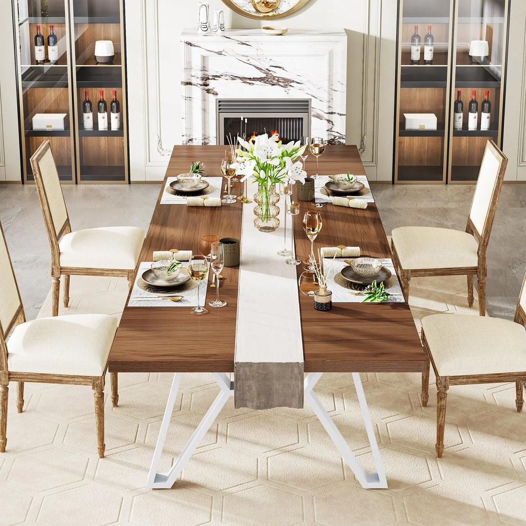 70-In Rectangular Wood Dining Table O638