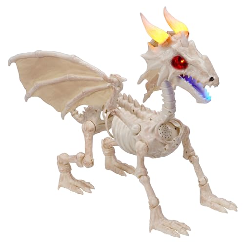 23.6" Mist-Spraying Dragon Skeleton Decoration V356