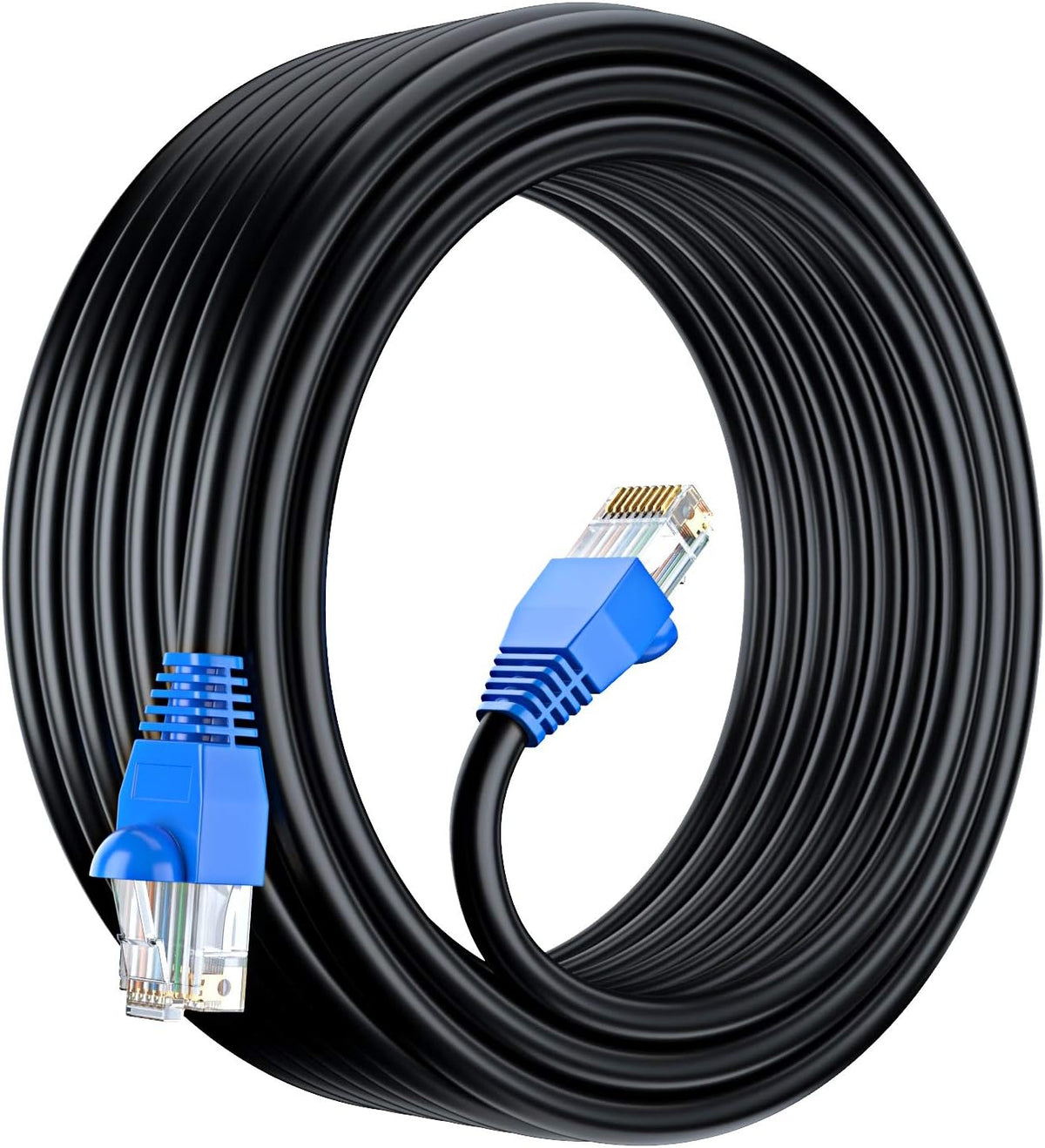 Black 150 ft Cat6 Ethernet Cable S3021