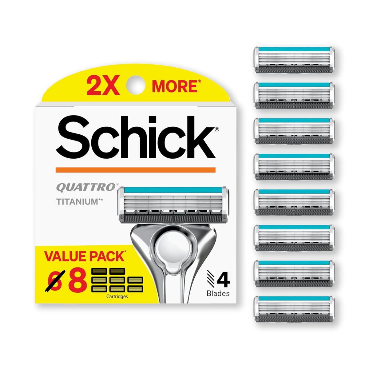 8ct 4 Blade Razor Refills R62741