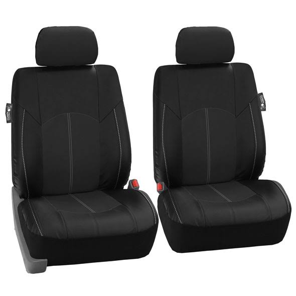 Perforated Leatherette Full Set Car Seat Covers M3135