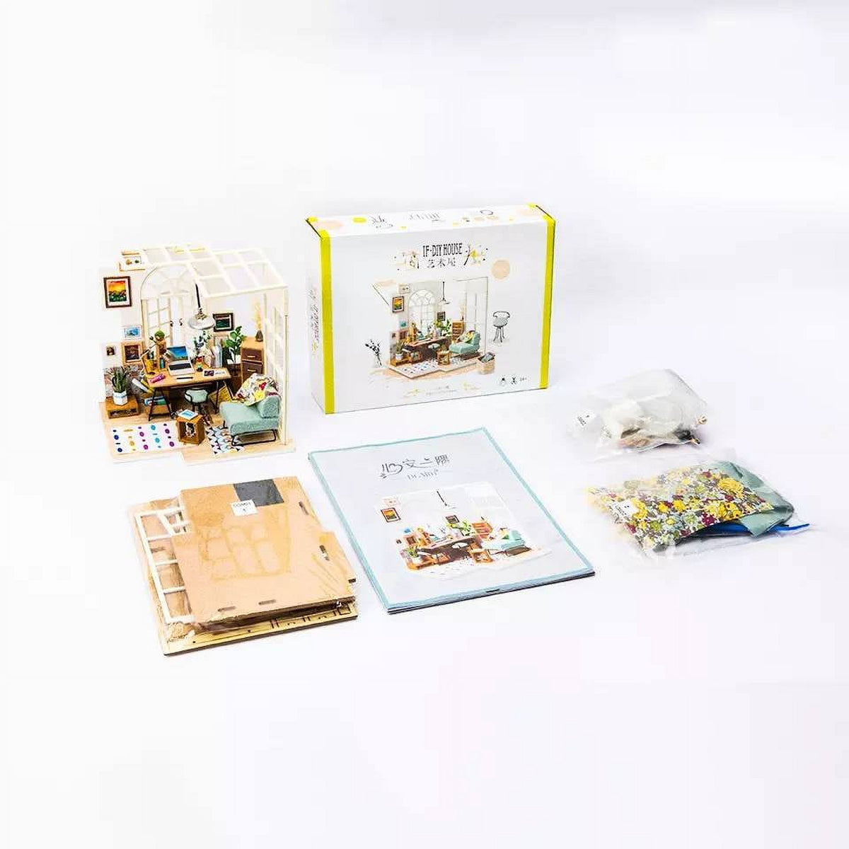 86 Pieces Wooden 3D Puzzle Dollhouse C846