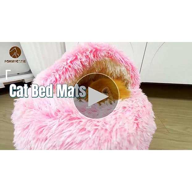 Hooded Round Dog Bed & Cat Cave Bed U70847