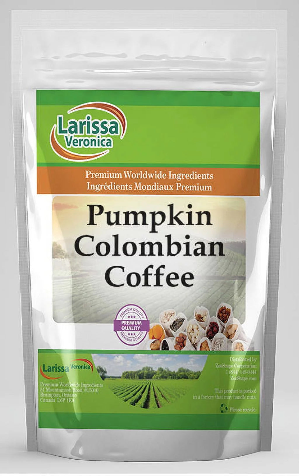 Pumpkin Whole Coffee Beans 4 oz 2-Pack Y683073