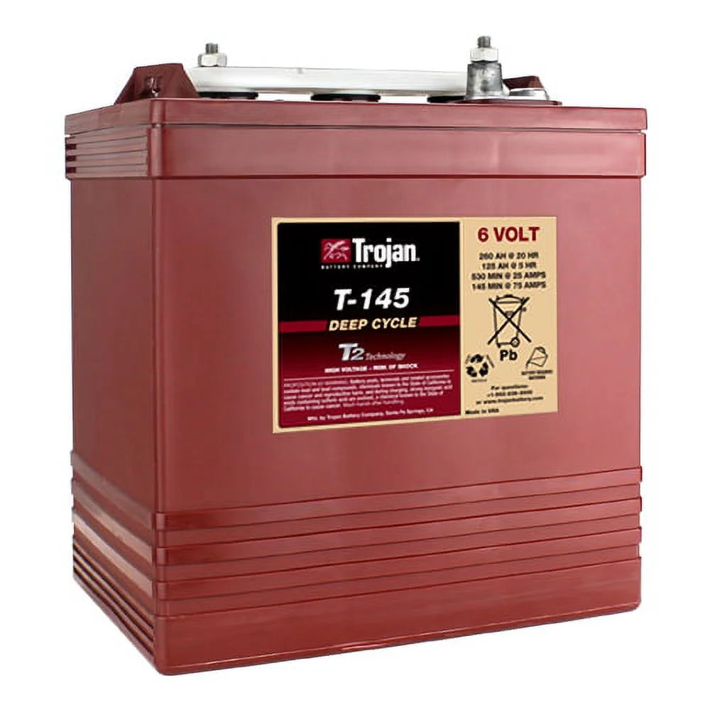 6 Volt 260 AH Deep Cycle Battery 6 Pack O411694