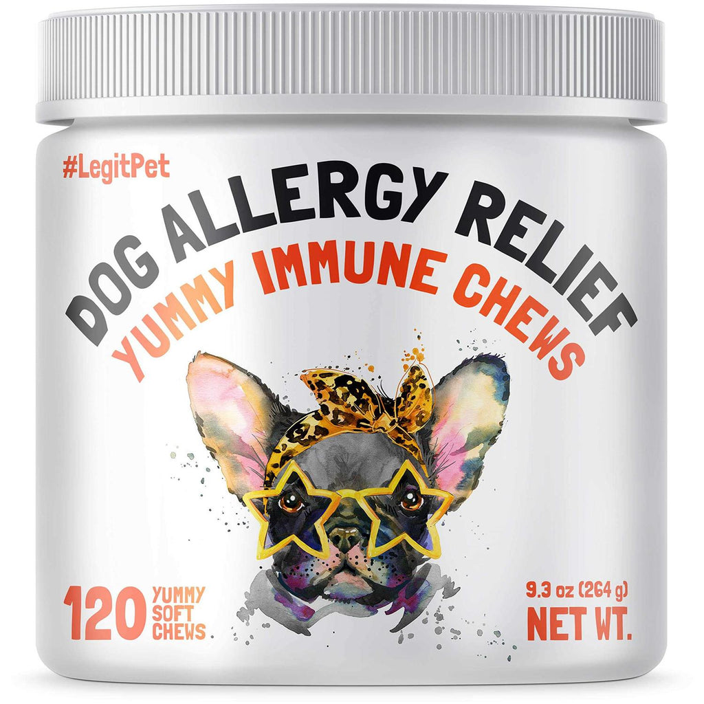 Allergy Relief Chews for Dogs with Kelp Colostrum & Bee Pollen Q648