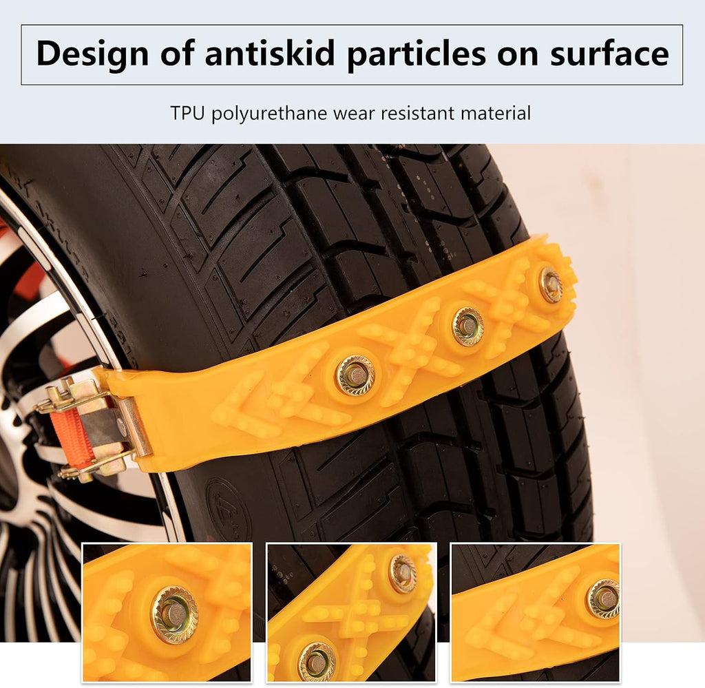 Adjustable Snow Chains for Cars SUV Pickup P3003