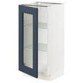 White Glass Door Base Cabinet H6599