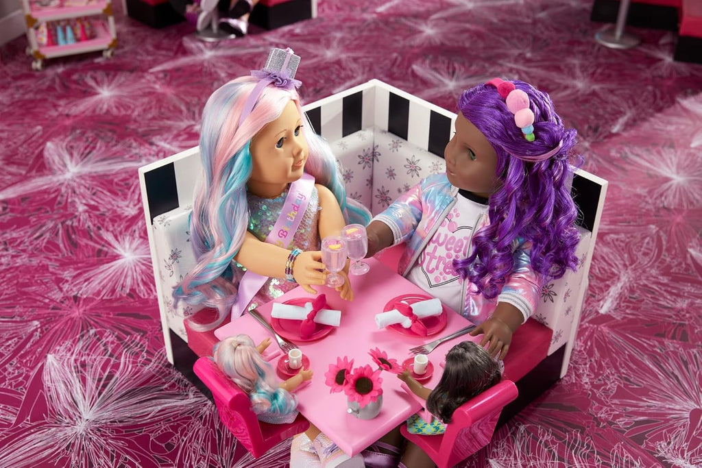 18-inch Doll Playset with Vinyl Backrest and Seats E865
