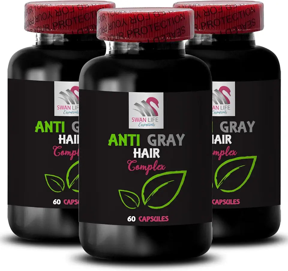 Anti Gray Hair Supplement 180 Capsules G70751