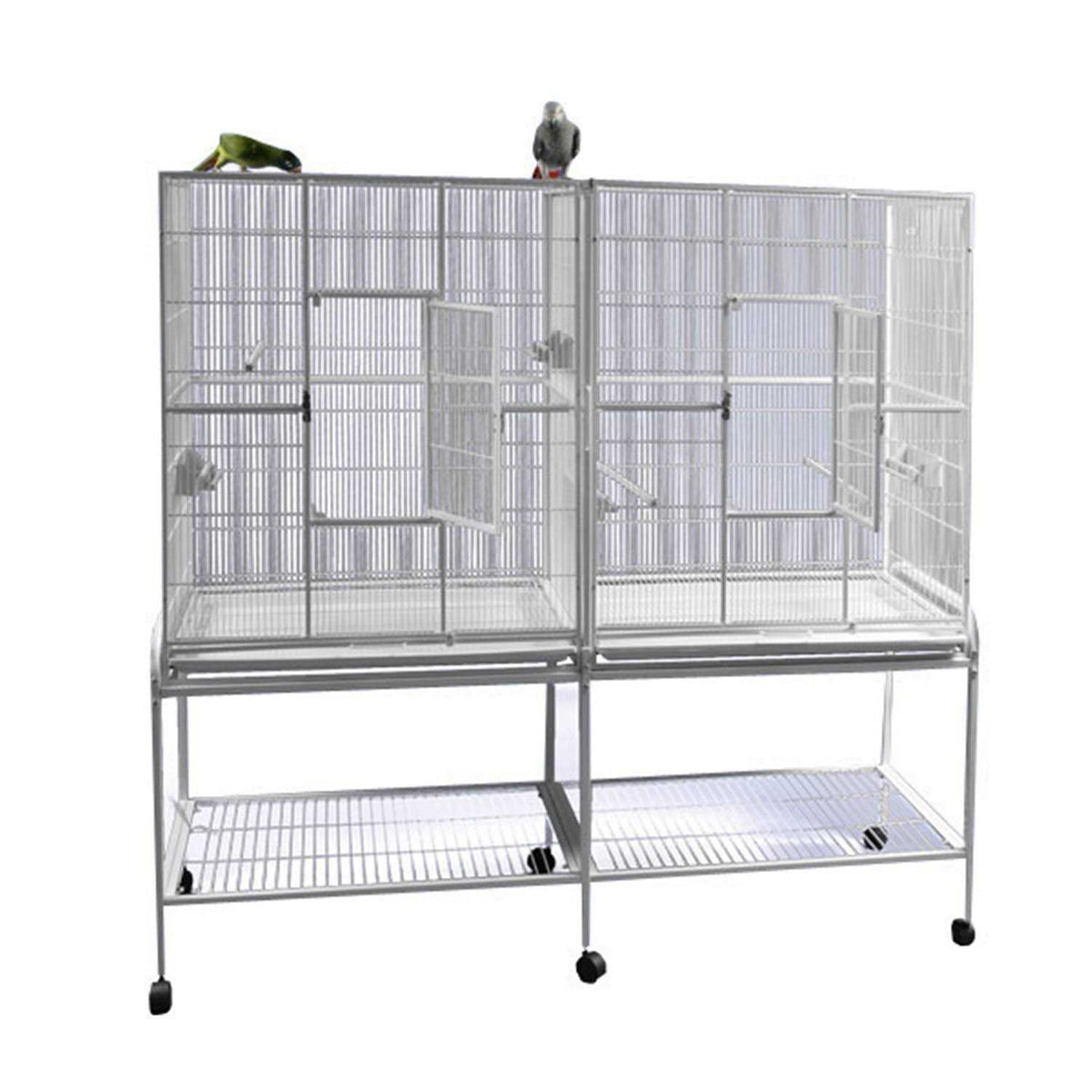 Double Flight Cage with Divider N7678