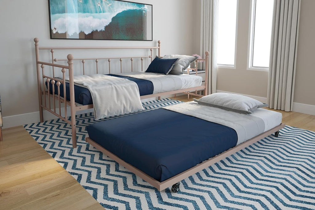 Twin Size Metal Canopy Bed Frame Z939