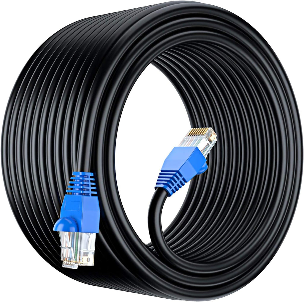 Black 150 ft Cat6 Ethernet Cable S3021